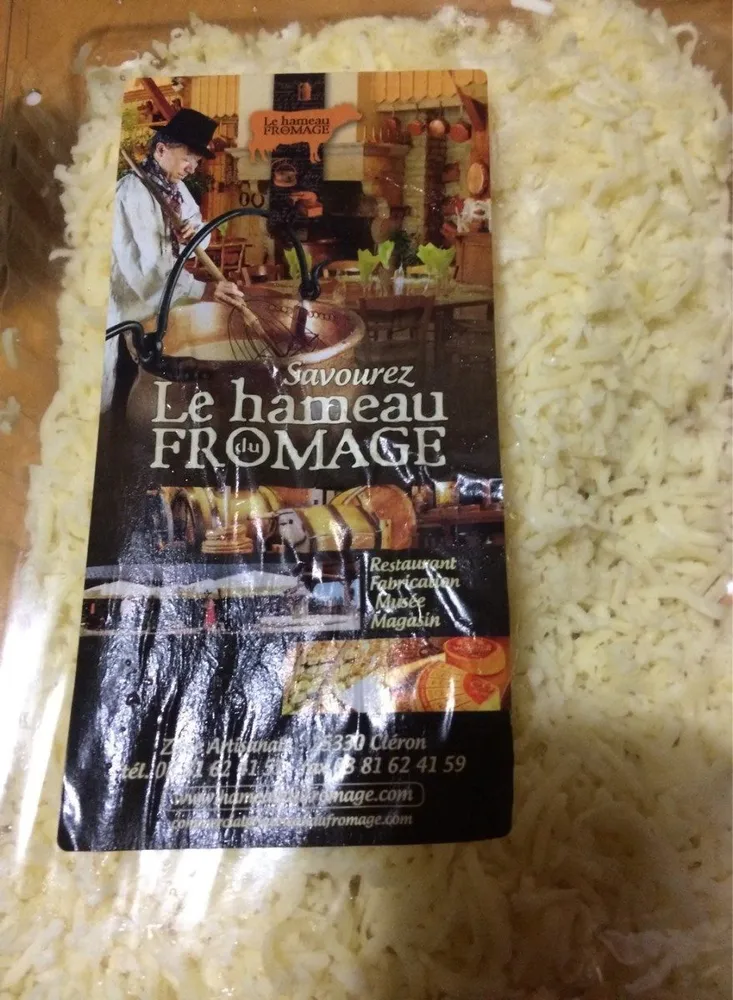 Fromage rapé pour fondu et gratin