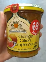 Confiture orange, citron, pamplemousse