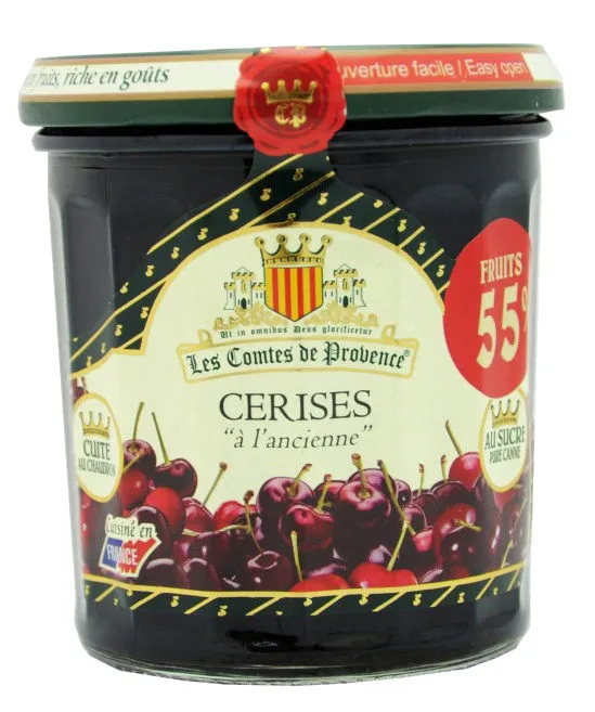 Confiture de cerise noire à l'ancienne