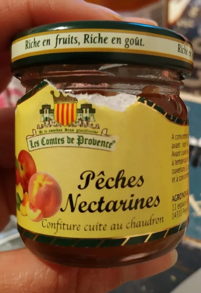 Confiture pêches nectarines