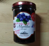 Confiture de myrtille sauvages