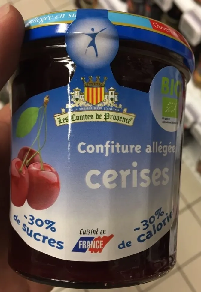 Confiture allégée cerises