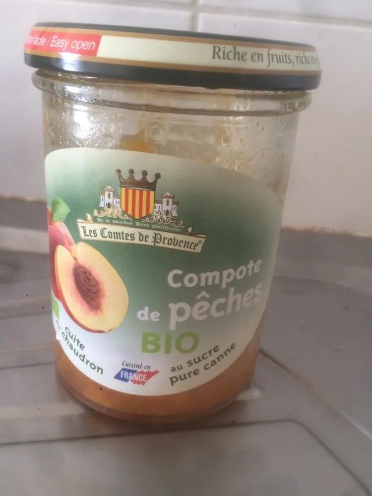 Compote de peches