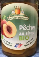 Pêches au sirop bio