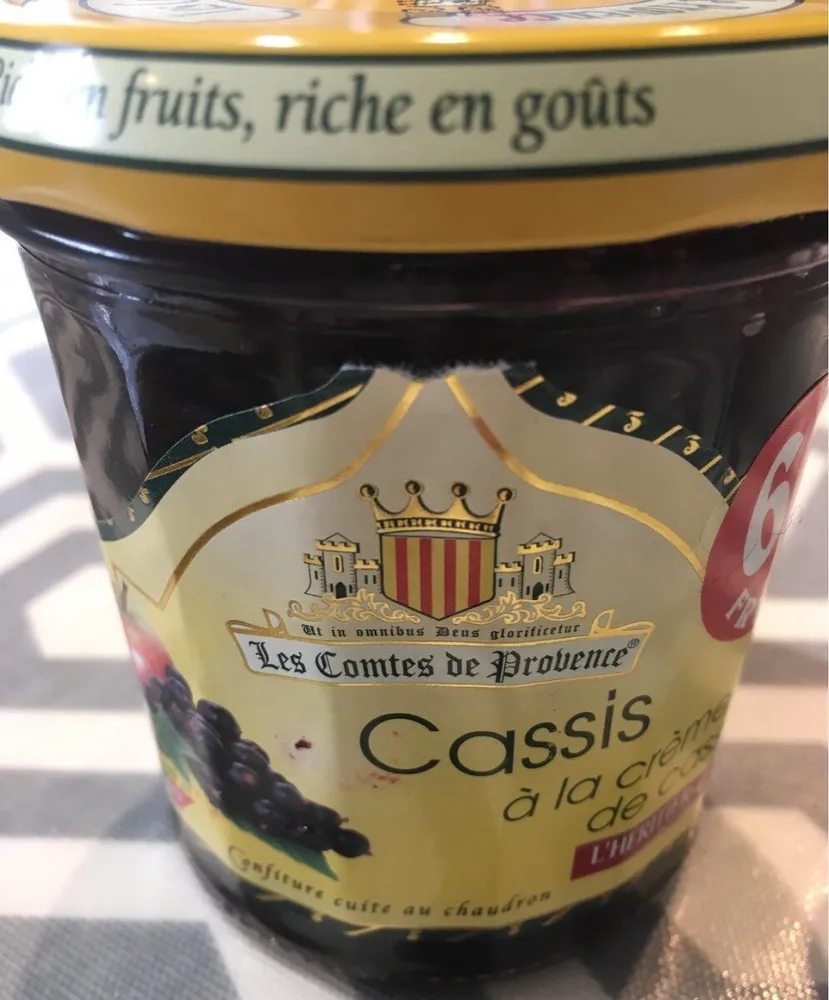 Confiture de cassis à la crème de cassis