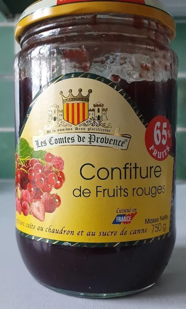 Confiture de fruits rouges