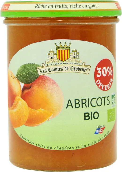 Confiture d'Abricots Bio 455g