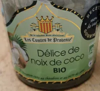 Délice de noix de coco bio