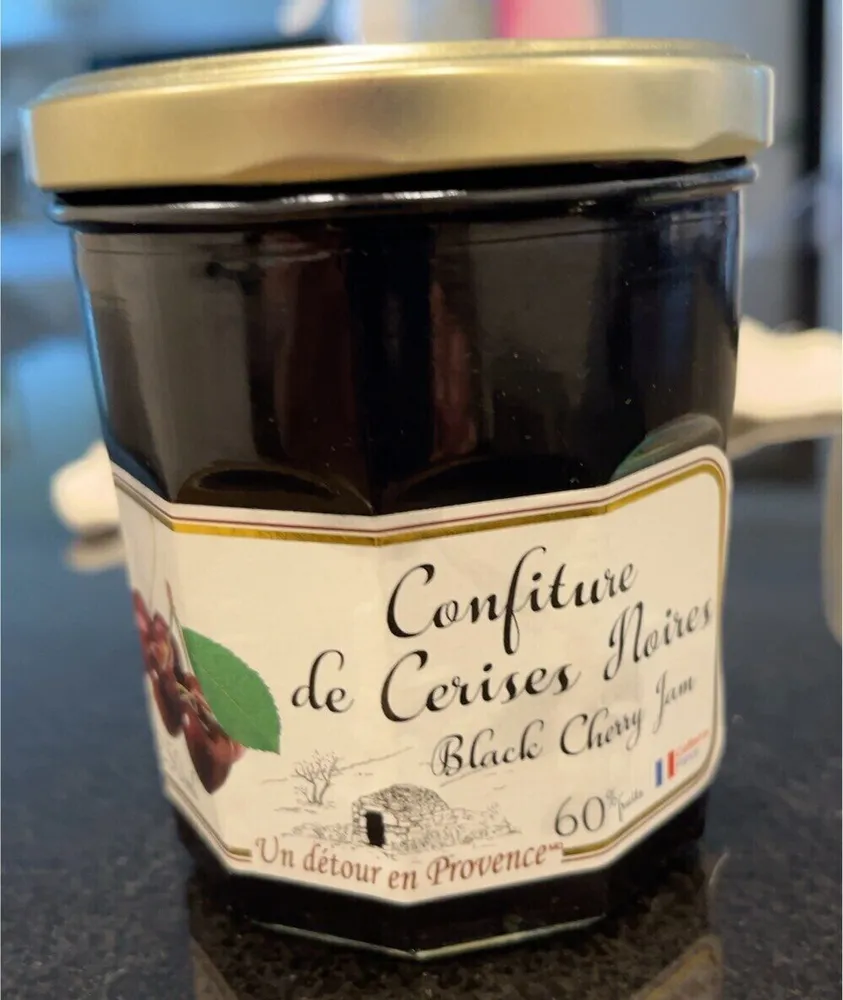 Confiture de cerises noires