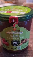 Fraises et brisures de noix
