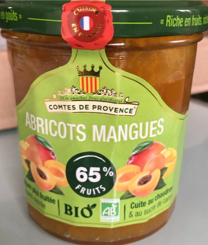 Confiture abricots mangues