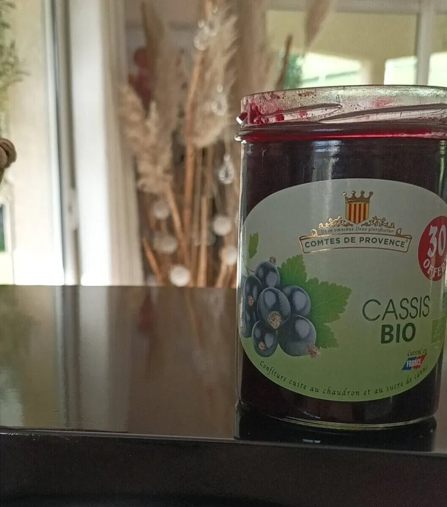 Confiture cassis bio