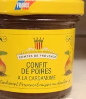 Confit de poires à la cardamome