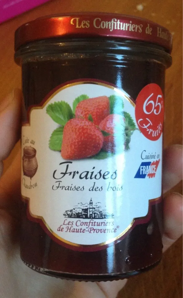 Confiture fraises des bois
