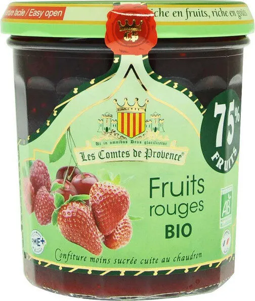 Confiture de Fruits Rouges BIO 350g