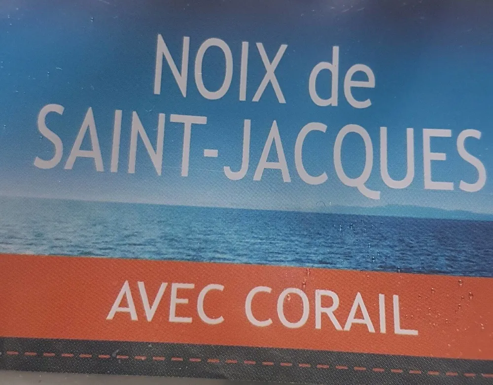 Noix de saint Jacques avec corail