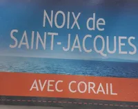 Noix de saint Jacques avec corail