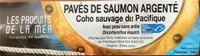 Pavés de Saumon Argenté Coho sauvage du Pacifique