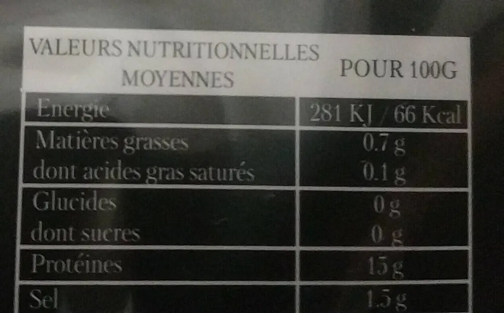 Crevettes nordiques sauvages