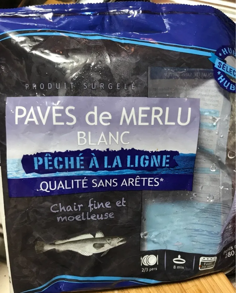 Pavés de Merlu blanc