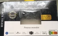 Crevettes tropicales entières crues