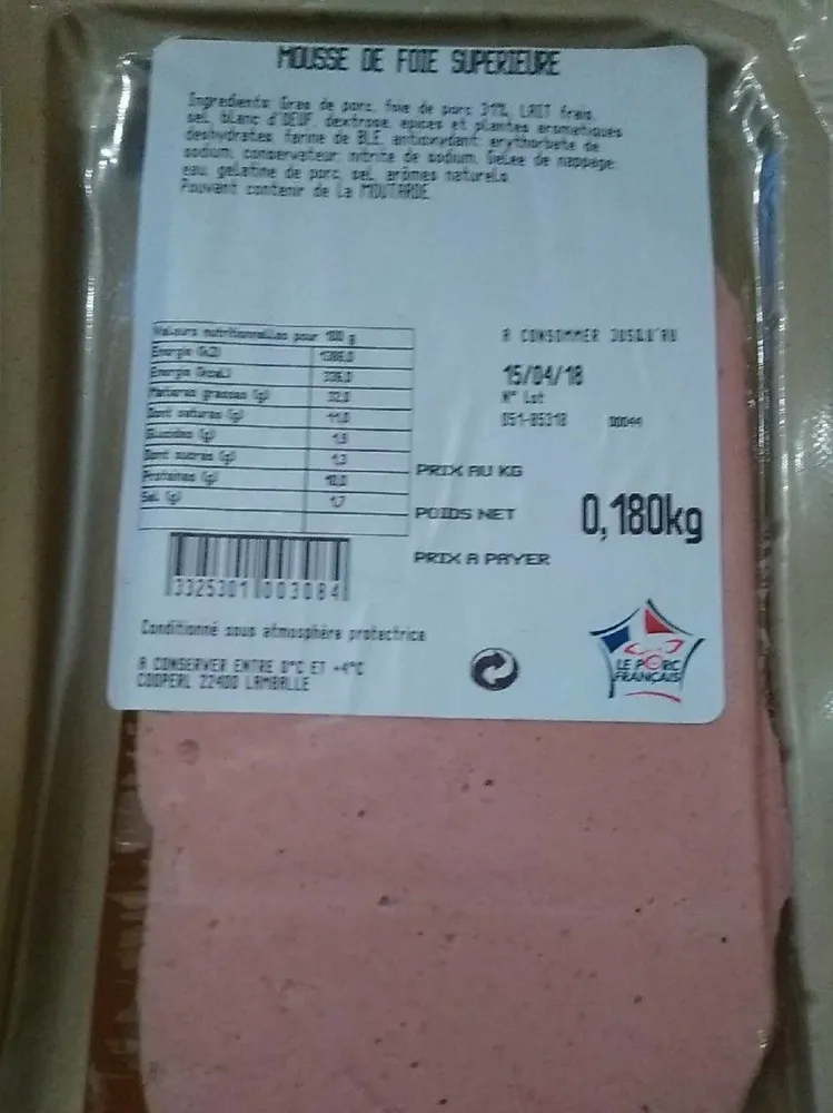 Mousse de foie supérieure