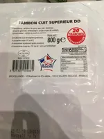 Jambon cuit supérieur DD