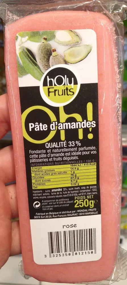 Pâte d'Amandes Rose