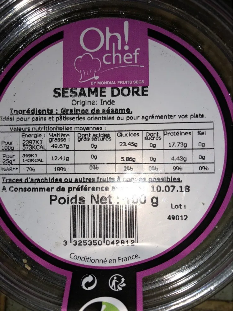 Sésame Doré