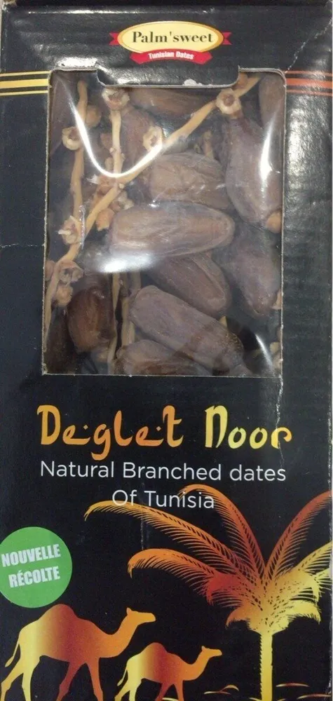 Branches naturelles de dates de Tunisie