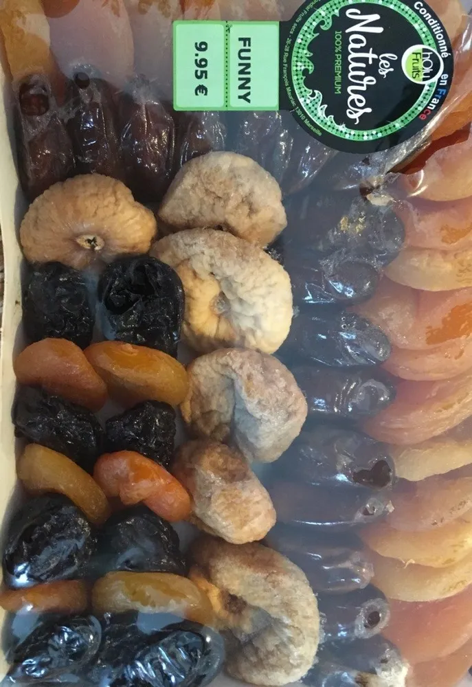 Assortiment fruits secs