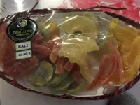 Assortiment de fruits secs et deshydratés