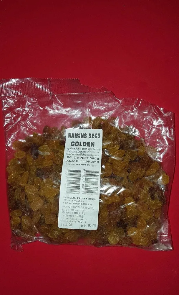 Raisins secs golden