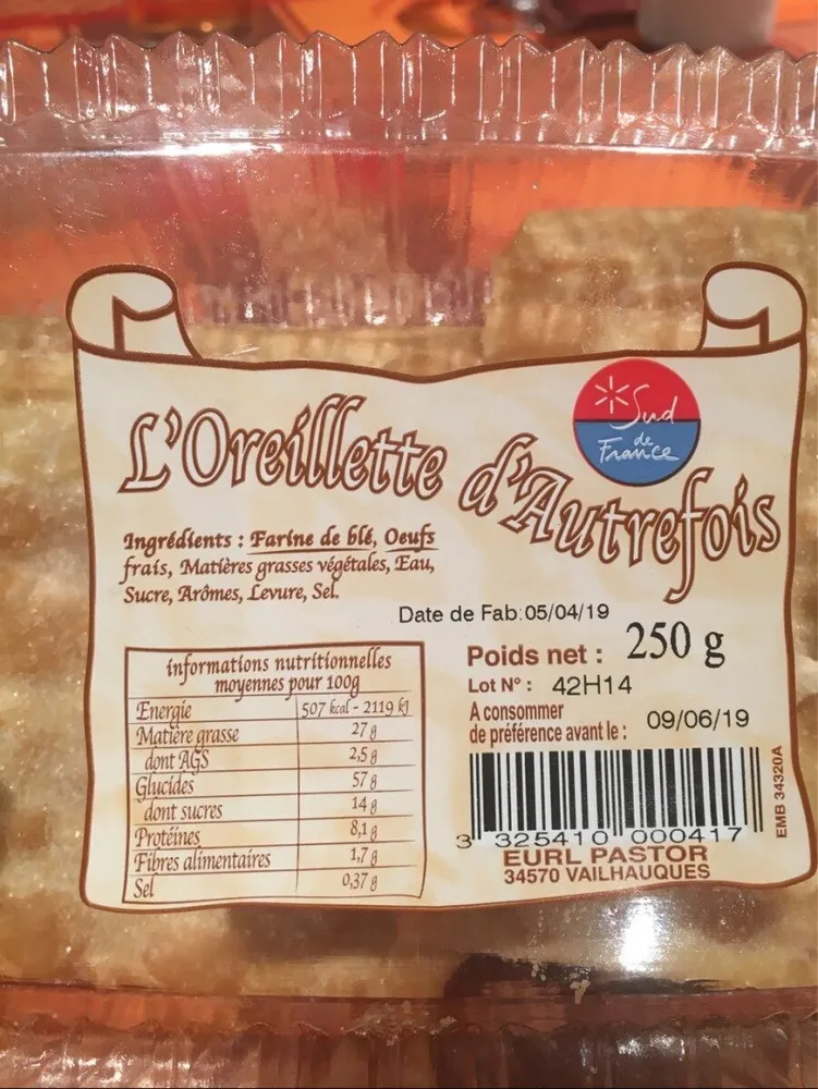 L'oreillette d'autrefois