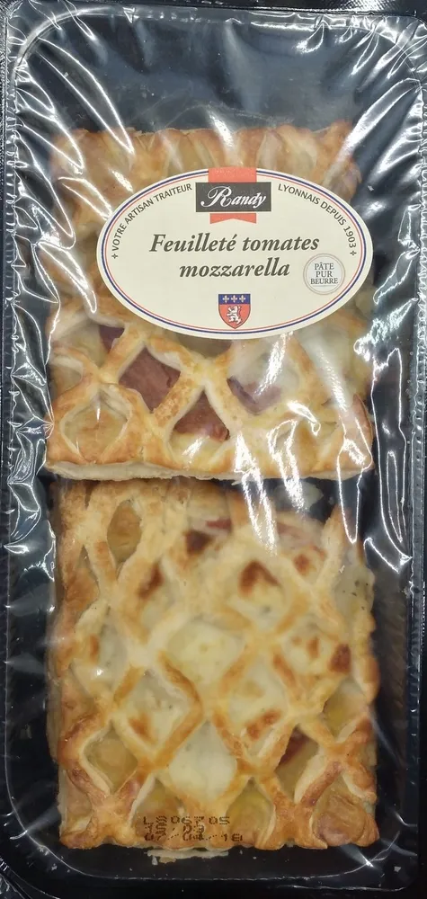 Feuilleté tomates mozzarella