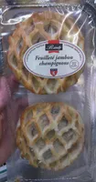 Feuilleté Jambon Champignons
