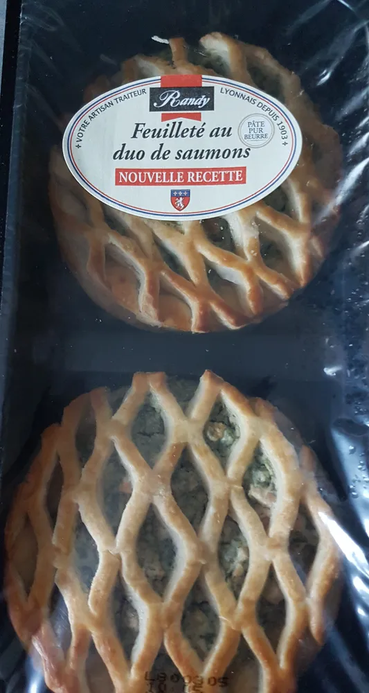 Feuilleté au duo de saumons