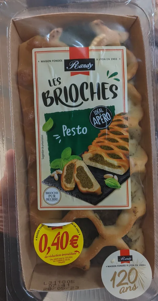 Brioché au pesto