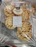 Feuilleté au chèvre et aux épinards