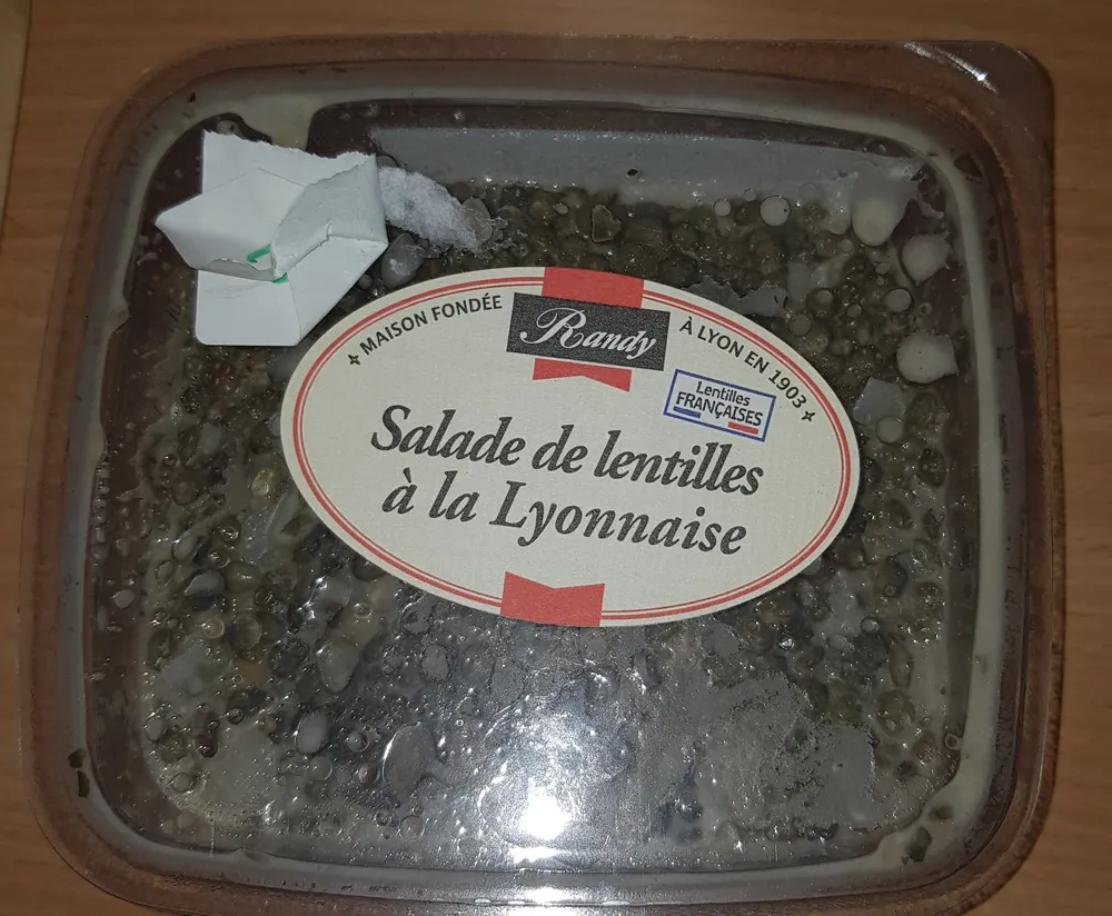 Salade de lentilles à la lyonnaise