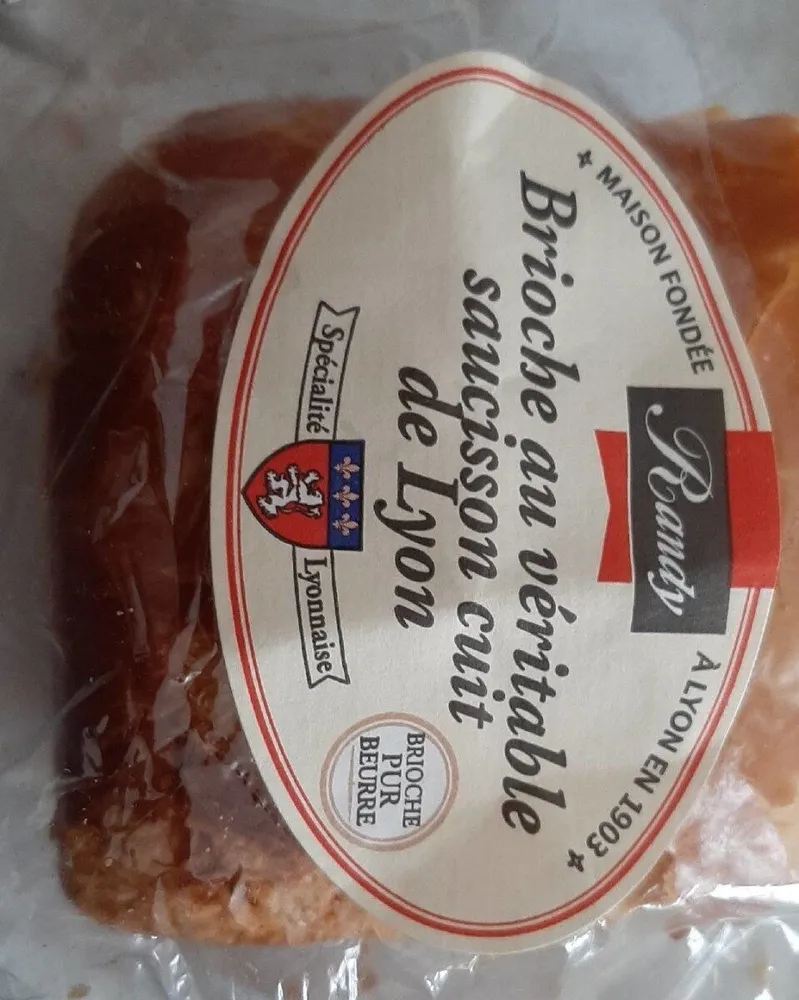 Brioche au véritable saucisson cuit de lyon