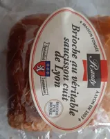 Brioche au véritable saucisson cuit de lyon
