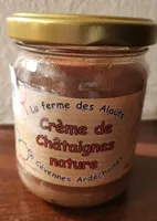 Crème de châtaignes nature
