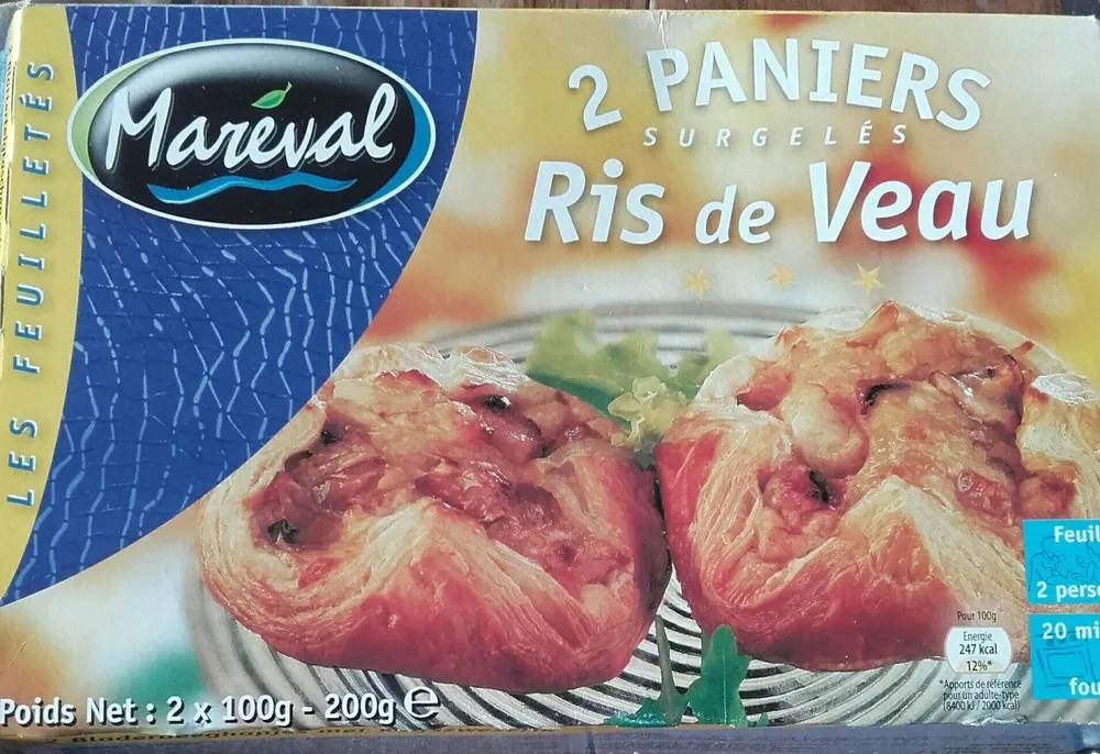 Panier de ris de veau