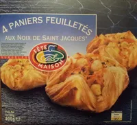 4 Paniers Feuilletés aux Noix de Saint-Jacques*, Surgelés