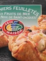 Panier feuilletée aux fruits de mer