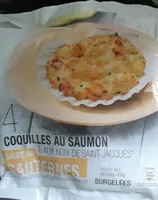 Coquilles au saumon & noix de st Jacques sauce Sauternes