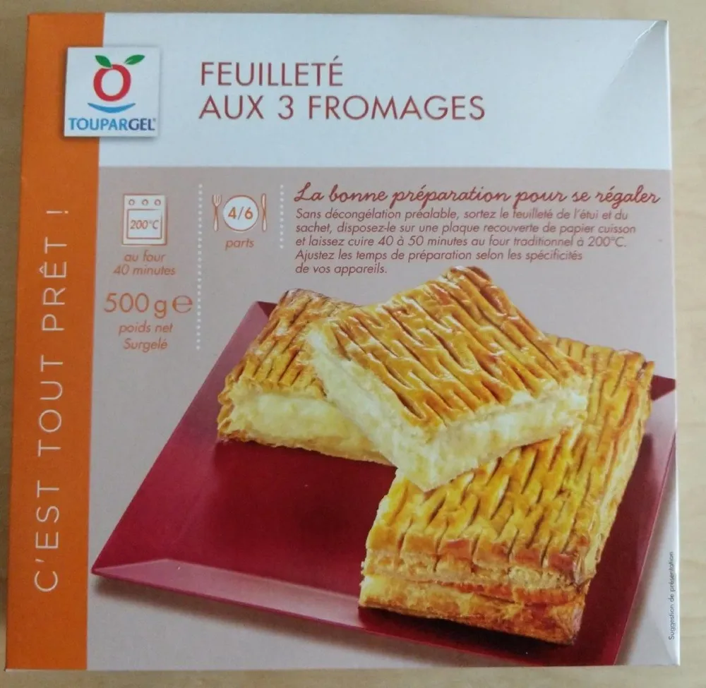 Feuilleté aux 3 fromages