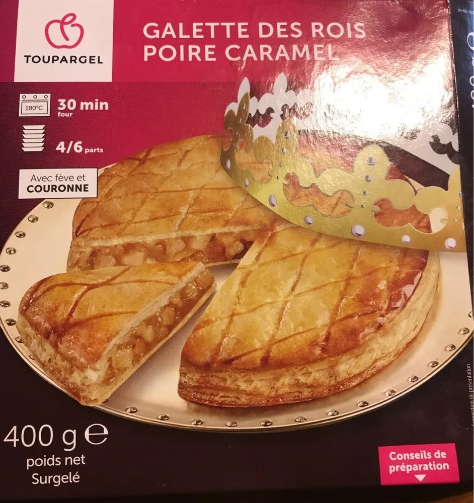 Galette des rois poire caramel