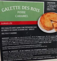 Galette poire caramel